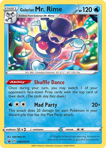 Galarian Mr. Rime Mad Party Promo - PTCGL Code 