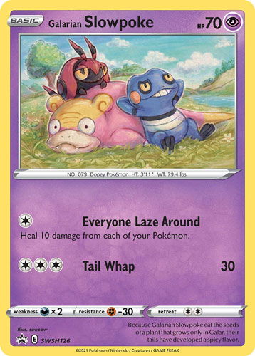 Galarian Slowpoke Promo Pokemon TCGL Codes