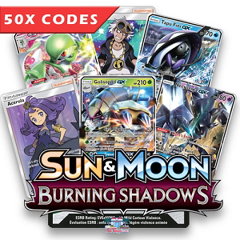 Bulk 50x Burning Shadows - Pokemon TCGL Codes