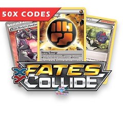 50x Fates Collide - Bulk Pokemon TCGL Codes