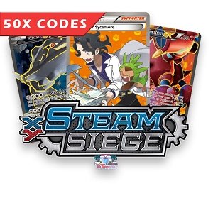 50x Steam Siege - Bulk Pokemon TCGL Codes